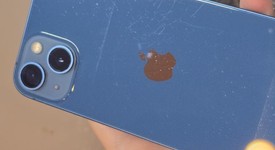 Good
													Apple iPhone 13 - Unlocked, Blue, 128 GB, A2482, photo 2 of 12