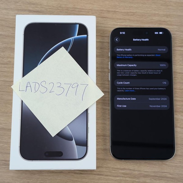 Apple iPhone 16 Pro Max - T-Mobile, 256 GB, White, A3084