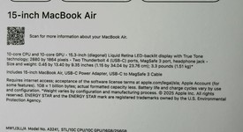 New
													MacBook Air 2025 (M4) - 15" - Apple M4, Starlight, 256 GB, 16 GB, photo 5 of 7