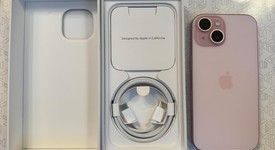 Mint
													Apple iPhone 15 - Unlocked, Pink, 128 GB, A2846, photo 1 of 5