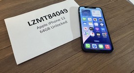 Fair
													Apple iPhone 12 - Unlocked, Black, 64 GB, A2172, photo 1 of 5