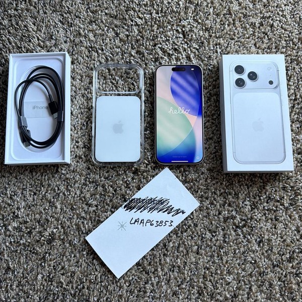 Apple iPhone 17 Pro - Unlocked, 256 GB, Silver, A3256