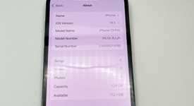 Good
													Apple iPhone 13 Pro - Unlocked, Sierra Blue, 128 GB, A2483, photo 2 of 5