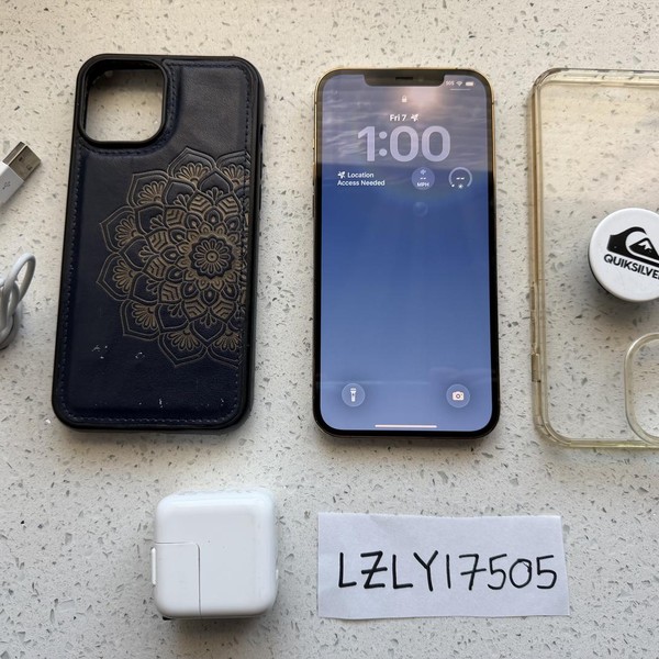 Apple iPhone 12 Pro Max - Unlocked, 256 GB, Gold, A2342