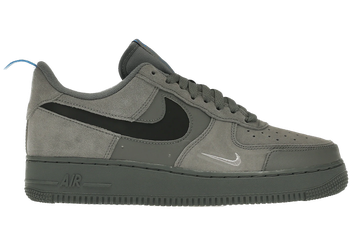 Nike Air Force 1 Low Cut Out Swoosh Grey for sale