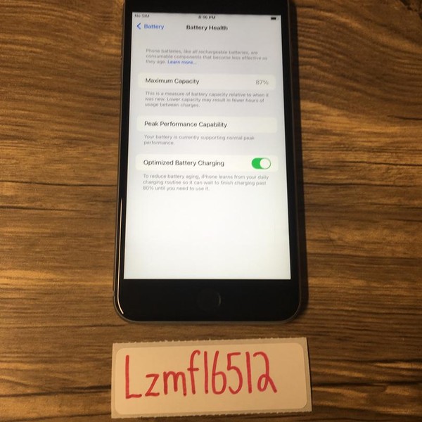 Apple iPhone 6S Plus - Verizon, 16 GB, Grey, A1687