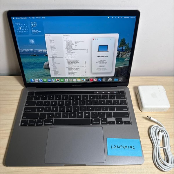 MacBook Pro 2022 - 13 inch - 512 GB, Gray, 8 GB, Apple M2