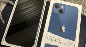 Good
													Apple iPhone 13 - Unlocked, Blue, 128 GB, A2482, photo 3 of 12