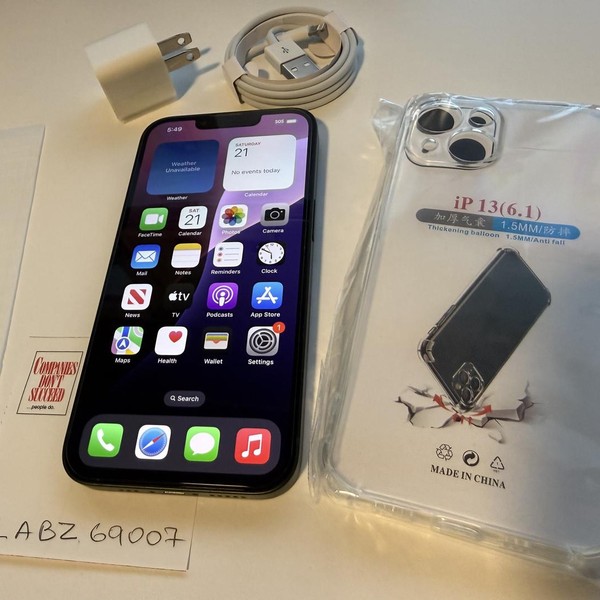 Apple iPhone 13 - Unlocked, 128 GB, Green, A2482