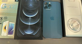 Mint
													Apple iPhone 12 Pro Max - Unlocked, Pacific Blue, 128 GB, A2342, photo 2 of 6