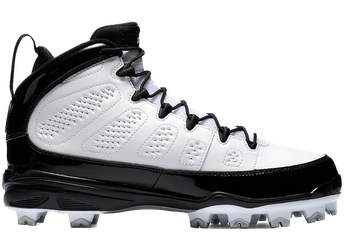 Jordan 9 Retro MCS Cleat RE2PECT White Black for sale