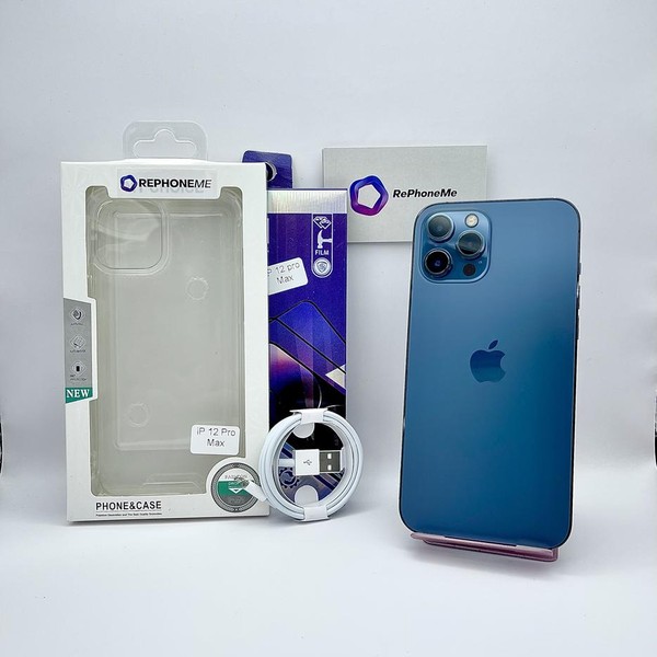 Apple iPhone 12 Pro Max - Unlocked, 512 GB, Pacific Blue, A2342