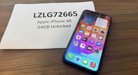 Good
													Apple iPhone Xr - Unlocked, Black, 64 GB, A1984, photo 1 of 4