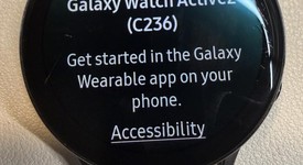 Fair
													Samsung Galaxy Watch Active2 44mm - Unlocked, Black, Stainless Steel, photo 2 of 5