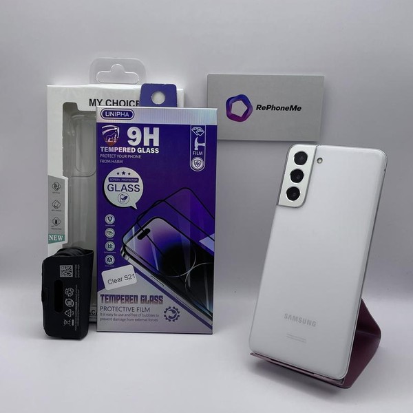 Samsung Galaxy S21 5G - Unlocked, 128 GB, White, 8 GB, SM-G991U1