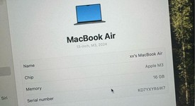 Good
													MacBook Air 2024 (M3) - 13" - Apple M3, Midnight, 512 GB, 16 GB, 10-core GPU, photo 4 of 9