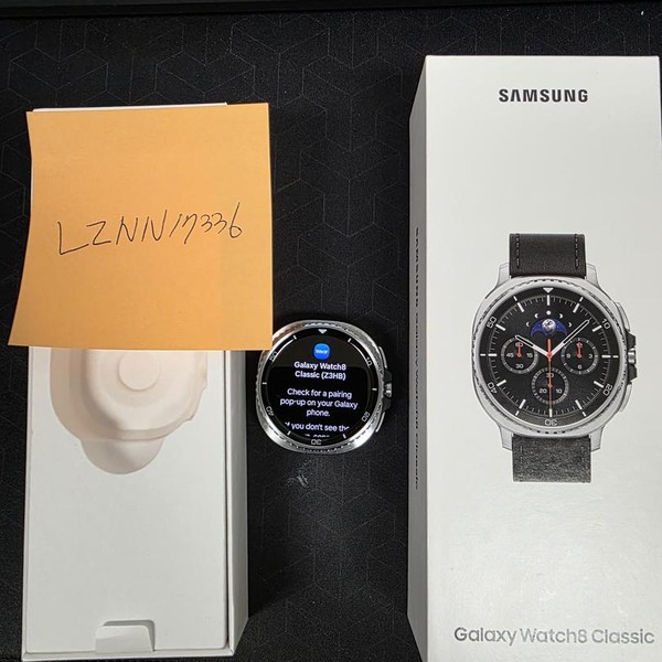 Samsung Galaxy Watch8 Classic - Wi-Fi, Black, SM-L500, 46mm