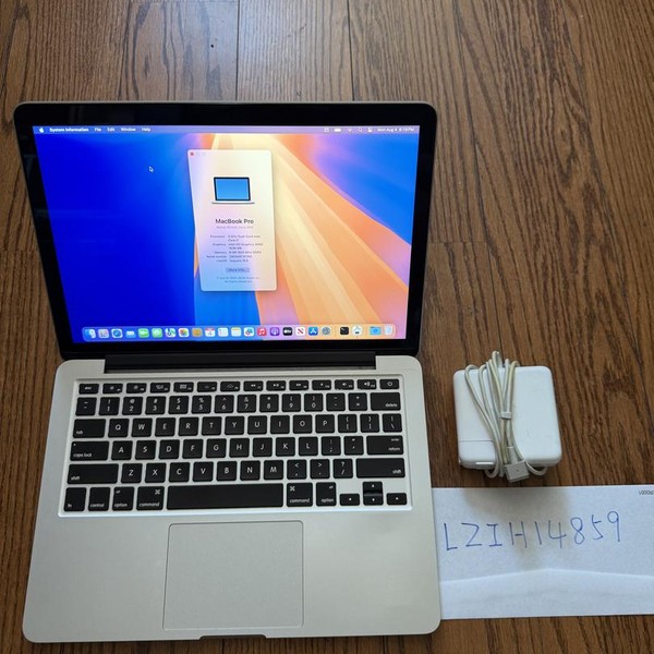 MacBook Pro 2015 (Retina) - 13 inch - 512 GB, Silver, 8 GB