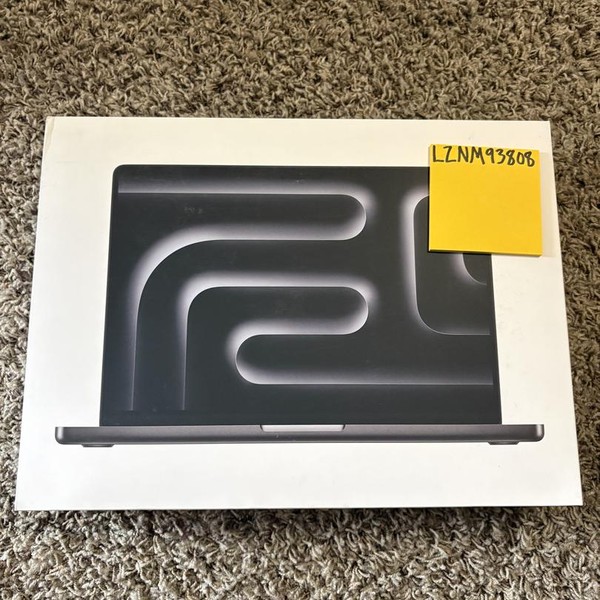 MacBook Pro 2024 - 14 inch - Apple M4, Space Black, 512 GB, 16 GB