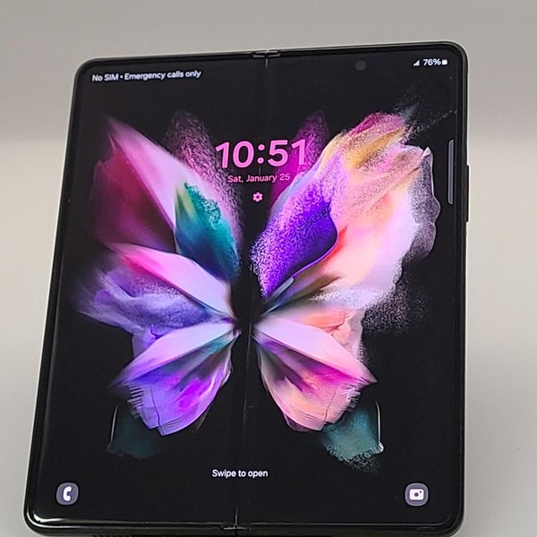 Samsung Galaxy Z Fold3 5G - Unlocked, 512 GB, Black, 12 GB, SM-F926U1