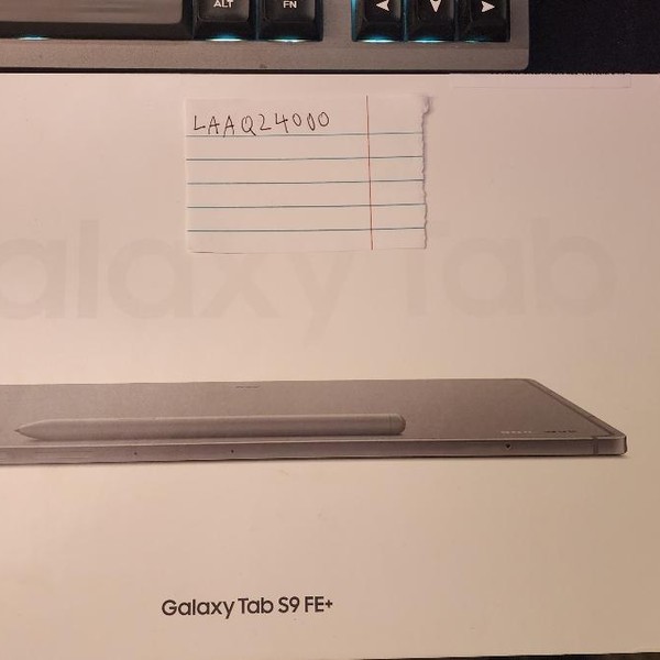 Samsung Galaxy Tab S9 Plus FE - Wi-Fi, 128 GB, Silver, 8 GB