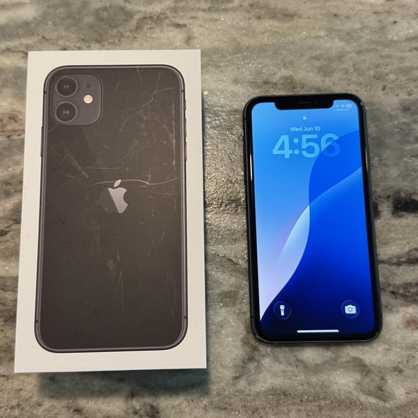 Apple iPhone 11 - Unlocked, 128 GB, Black, A2111