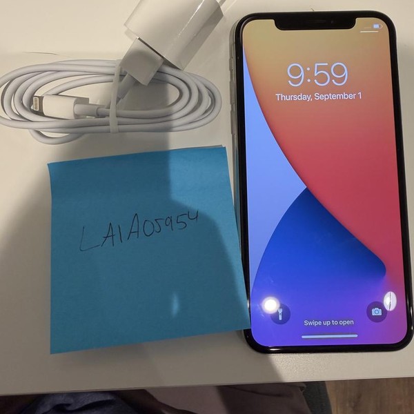 Apple iPhone X - Unlocked, 64 GB, Silver, A1865
