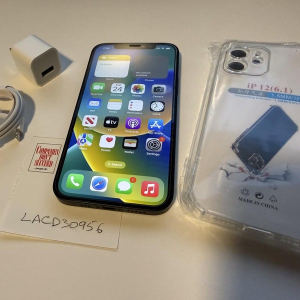 Apple iPhone 12 - Unlocked, 64 GB, Black, A2172