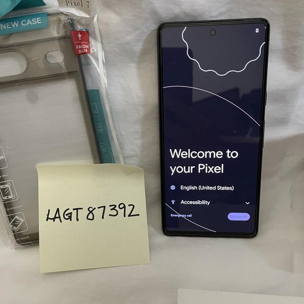 Google Pixel 7 - Unlocked, 128 GB, Obsidian, 8 GB, GVU6C, Sub-6 5G