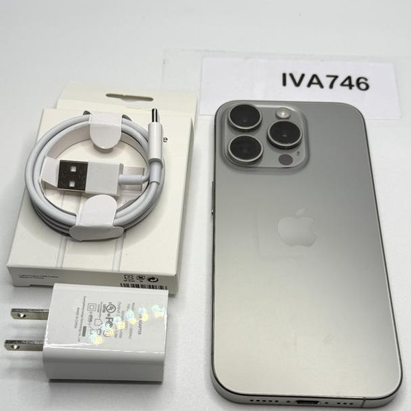 Apple iPhone 15 Pro - Unlocked, 128 GB, Natural, A2848