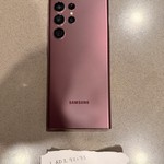 Fair Samsung Galaxy S22 Ultra - AT&T, 128 GB, Burgundy, 8 GB, SM-S908U
