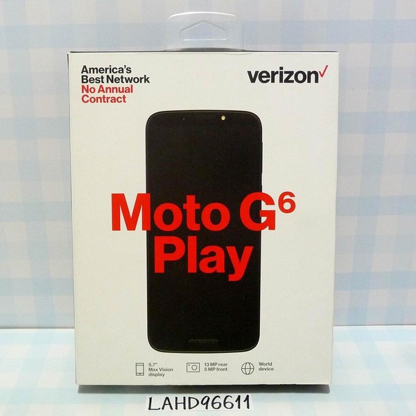 Moto G6 Play - Verizon, 16 GB, Navy Blue, 2 GB
