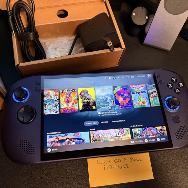 Lenovo Legion Go S - Z1 Extreme, Black, 1 TB, 32 GB