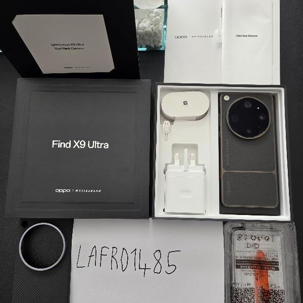 Oppo Find X9 Ultra - Unlocked Non-US, 512 GB, Tundra Umber, 12 GB