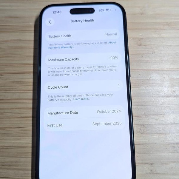 Apple iPhone 16 - AT&T, 128 GB, Black, A3081