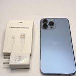 Good Apple iPhone 13 Pro Max - Unlocked, 128 GB, Sierra Blue, A2484
