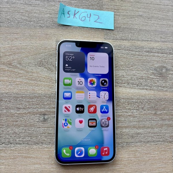 Apple iPhone 16e - Unlocked, 256 GB, White, A3212