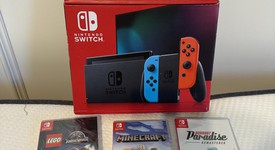 New
													Nintendo Switch - Red & Blue, 32 GB, photo 2 of 5