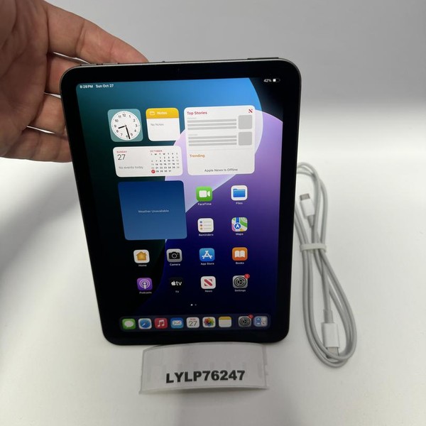 Apple iPad Mini 6th Gen - Wi-Fi, 64 GB, Gray, A2567