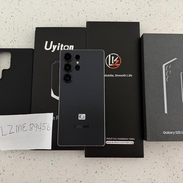 Samsung Galaxy S25 Ultra - Unlocked, 256 GB, Black, 12 GB, SM-S938U1