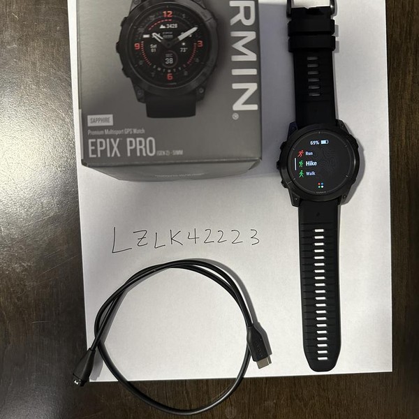 Garmin epix Pro Gen 2 - Space Gray, 51mm, Sapphire