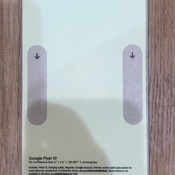 Google Pixel 10 - Unlocked, 128 GB, Lemongrass, GLBW0