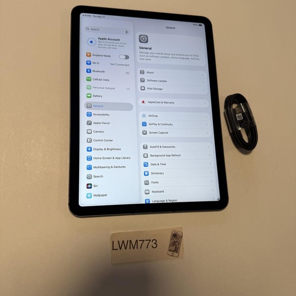 Apple iPad Air (4th Gen) - Unlocked, 64 GB, Gray, A2324