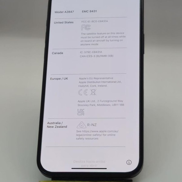 Apple iPhone 15 Plus - AT&T, 128 GB, Black, A2847