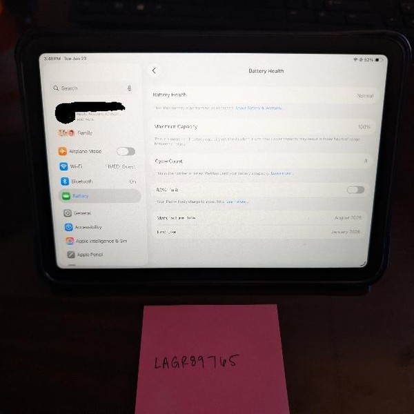 Apple iPad Mini (7th Gen) - Wi-Fi, 128 GB, Gray, A2993