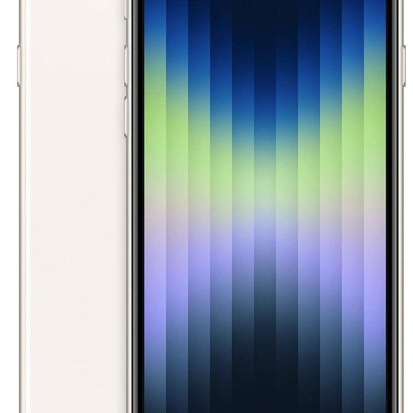 Apple iPhone SE 3rd Gen 2022 - Unlocked, Starlight, 64 GB, A2595