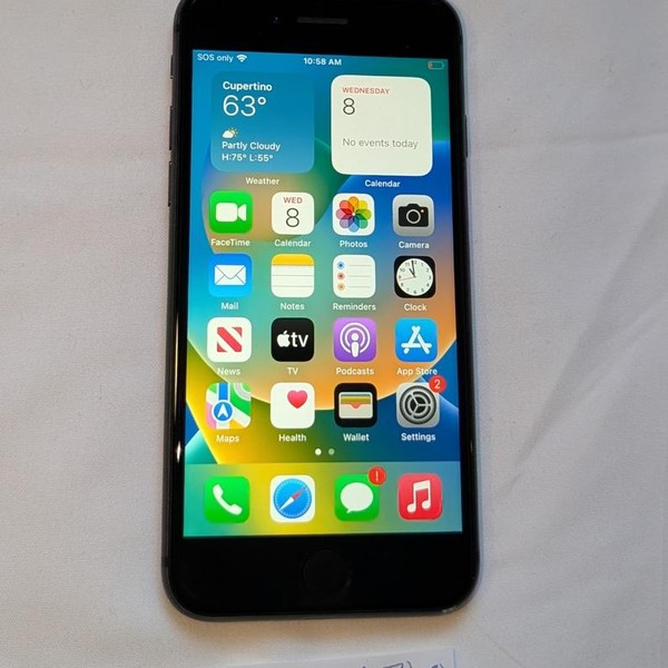 Apple iPhone 8 - AT&T, 256 GB, Gray, A1905, GSM