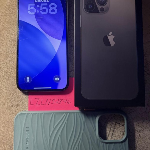 Apple iPhone 13 Pro Max - Unlocked, 256 GB, Graphite, A2484