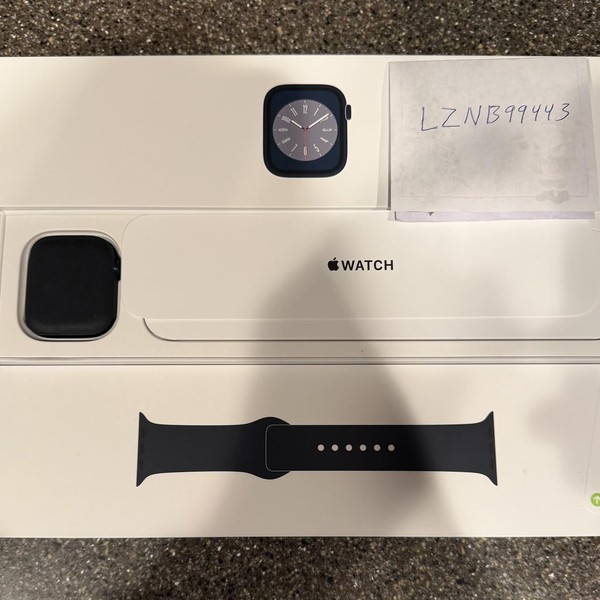 Apple Watch Series 8 45mm - Midnight, A2771 - GPS, Aluminum