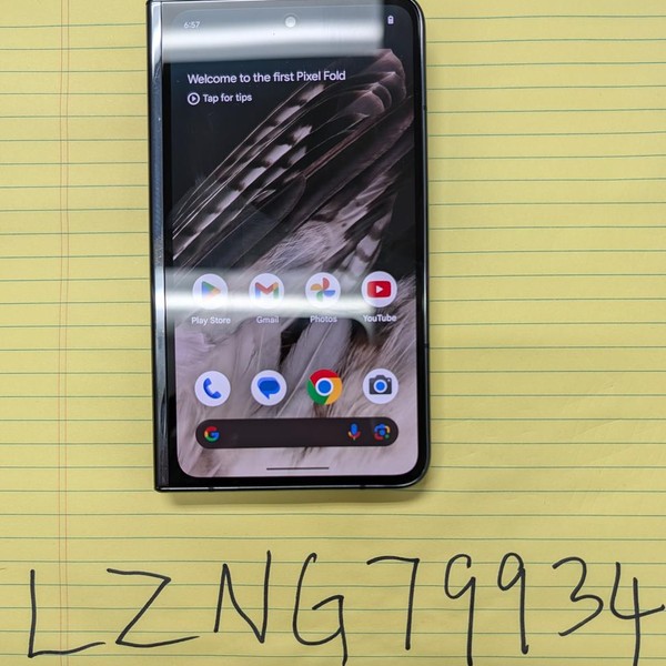 Google Pixel Fold - Verizon, 256 GB, Obsidian, 12 GB, G9FPL